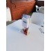 Porta Menù tovaglioli zucchero in plexiglass
